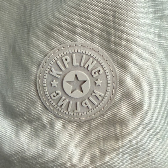 Kipling Metallic Silver Backpack - Picture 3 of 16